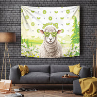 New Zealand Funny Woolly Kiwi Sheep Tapestry