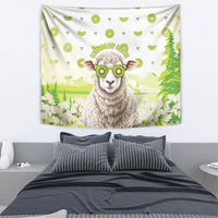 New Zealand Funny Woolly Kiwi Sheep Tapestry