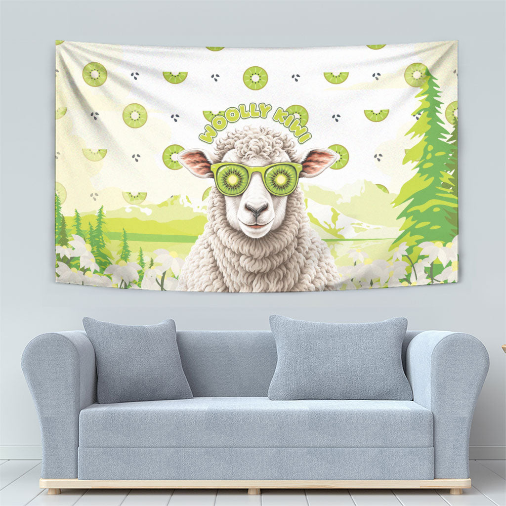 New Zealand Funny Woolly Kiwi Sheep Tapestry