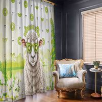 New Zealand Funny Woolly Kiwi Sheep Window Curtain