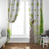 New Zealand Funny Woolly Kiwi Sheep Window Curtain