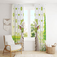 New Zealand Funny Woolly Kiwi Sheep Window Curtain