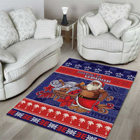 Samoa Christmas Area Rug Samoan Santa Claus Manuia Le Kerisimasi LT05 - Polynesian Pride