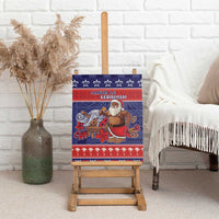 Samoa Christmas Canvas Wall Art Samoan Santa Claus Manuia Le Kerisimasi LT05 - Polynesian Pride
