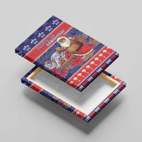 Samoa Christmas Canvas Wall Art Samoan Santa Claus Manuia Le Kerisimasi LT05 - Polynesian Pride