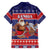 Samoa Christmas Family Matching Long Sleeve Bodycon Dress and Hawaiian Shirt Samoan Santa Claus Manuia Le Kerisimasi