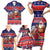 Samoa Christmas Family Matching Short Sleeve Bodycon Dress and Hawaiian Shirt Samoan Santa Claus Manuia Le Kerisimasi