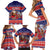 Samoa Christmas Family Matching Short Sleeve Bodycon Dress and Hawaiian Shirt Samoan Santa Claus Manuia Le Kerisimasi