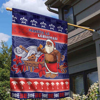 Samoa Christmas Garden Flag Samoan Santa Claus Manuia Le Kerisimasi LT05 - Polynesian Pride