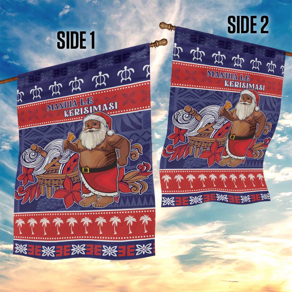 Samoa Christmas Garden Flag Samoan Santa Claus Manuia Le Kerisimasi LT05 - Polynesian Pride