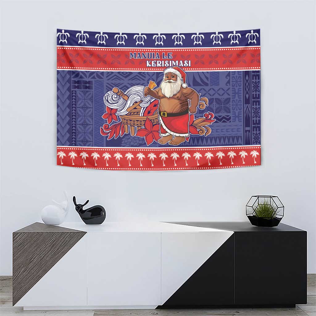 Samoa Christmas Tapestry Samoan Santa Claus Manuia Le Kerisimasi LT05 - Polynesian Pride