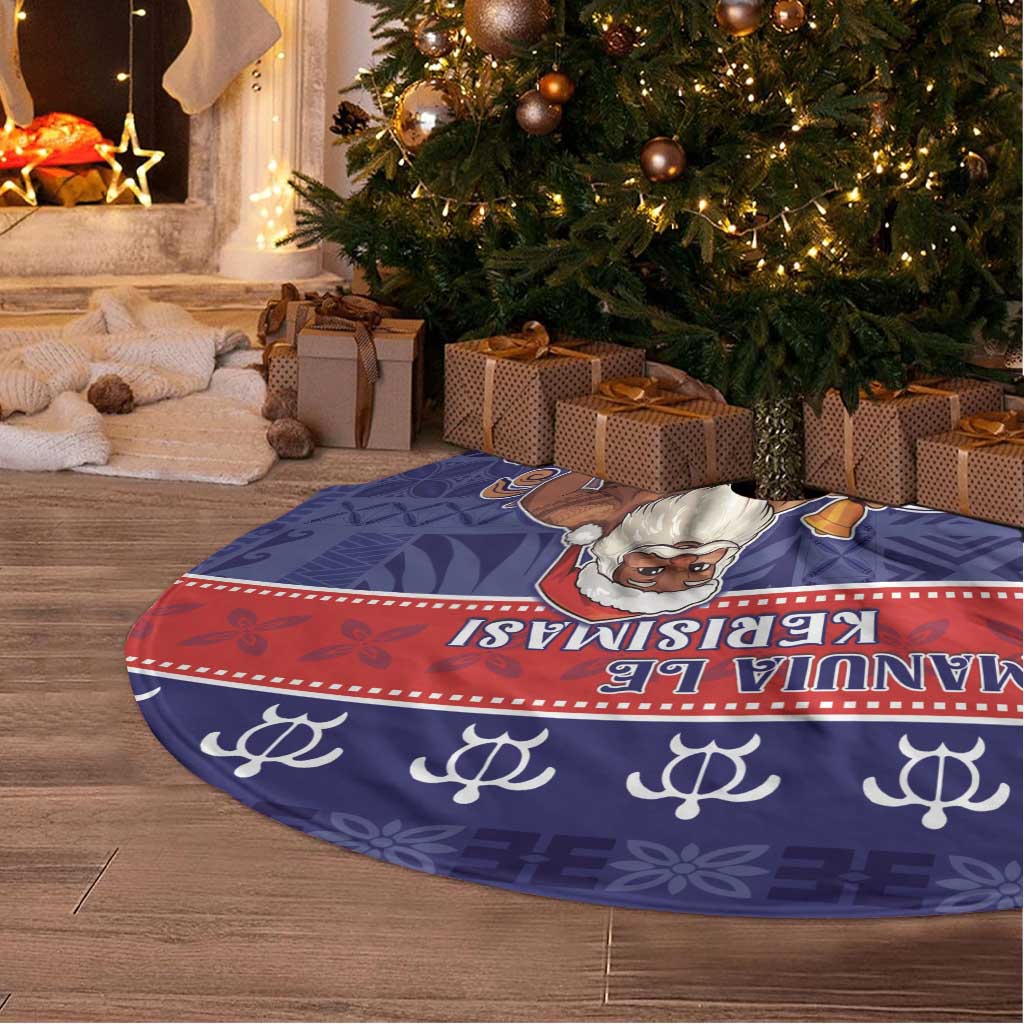 Samoa Christmas Tree Skirt Samoan Santa Claus Manuia Le Kerisimasi LT05 - Polynesian Pride