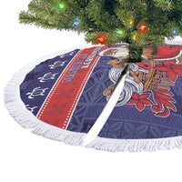 Samoa Christmas Tree Skirt Samoan Santa Claus Manuia Le Kerisimasi LT05 - Polynesian Pride