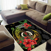 Love Vanuatu Christmas Area Rug God Yumi Polynesian Tribal Pattern LT05 - Polynesian Pride