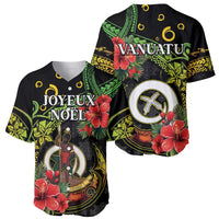 Love Vanuatu Christmas Baseball Jersey God Yumi Polynesian Tribal Pattern LT05 - Polynesian Pride
