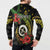 Love Vanuatu Christmas Button Sweatshirt God Yumi Polynesian Tribal Pattern