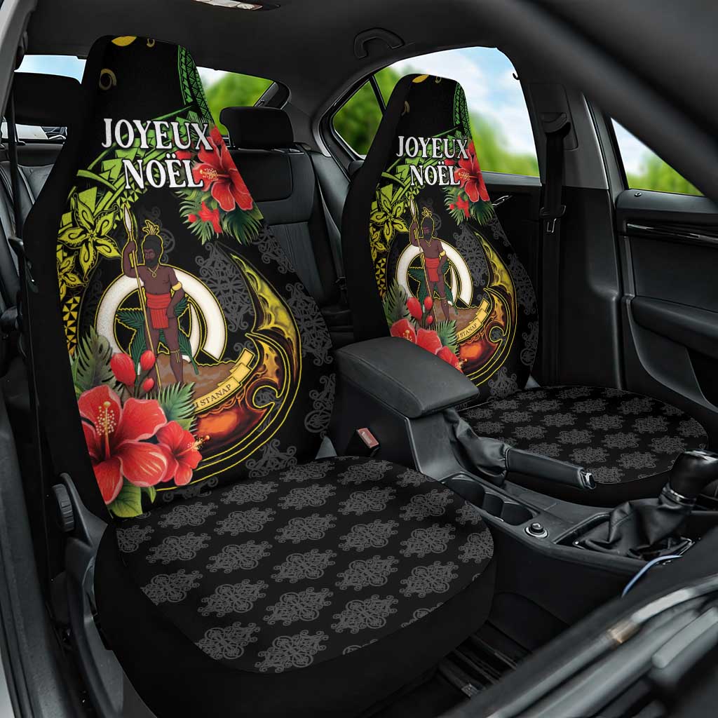 Love Vanuatu Christmas Car Seat Cover God Yumi Polynesian Tribal Pattern LT05 One Size Black - Polynesian Pride