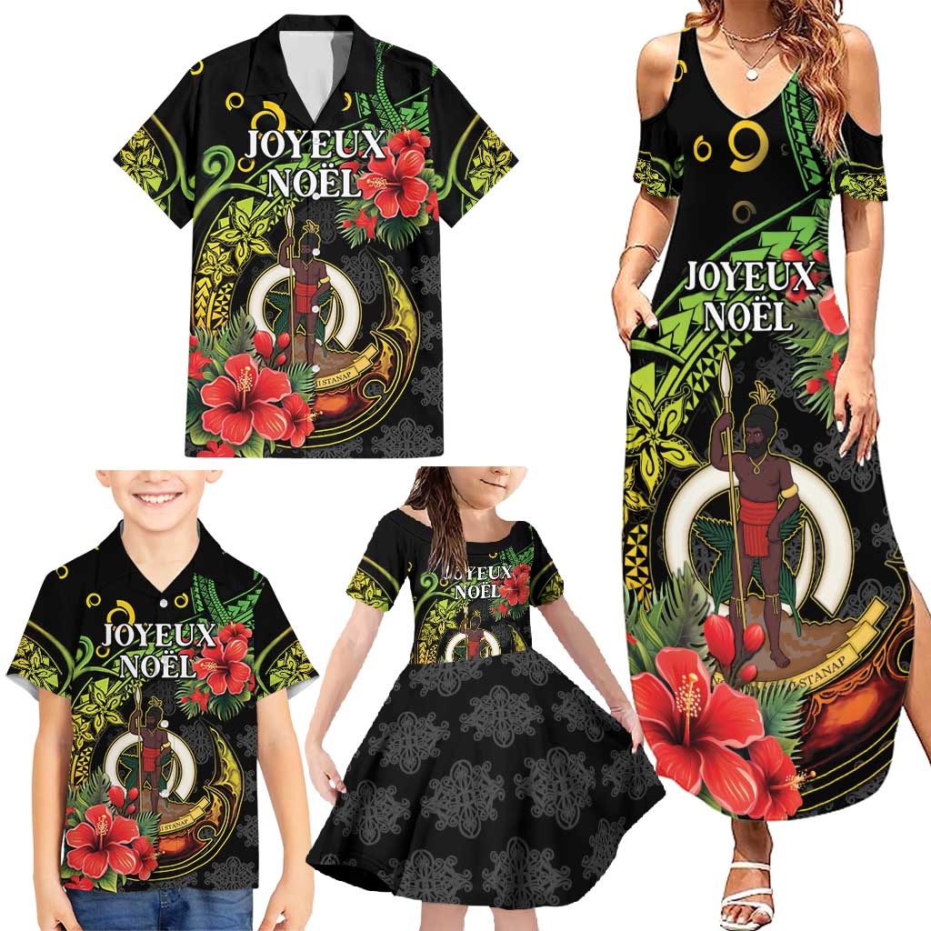 Love Vanuatu Christmas Family Matching Summer Maxi Dress and Hawaiian Shirt God Yumi Polynesian Tribal Pattern