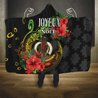 Love Vanuatu Christmas Hooded Blanket God Yumi Polynesian Tribal Pattern LT05 - Polynesian Pride