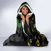 Love Vanuatu Christmas Hooded Blanket God Yumi Polynesian Tribal Pattern LT05 - Polynesian Pride