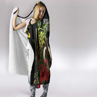 Love Vanuatu Christmas Hooded Blanket God Yumi Polynesian Tribal Pattern LT05 - Polynesian Pride