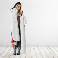 Love Vanuatu Christmas Hooded Blanket God Yumi Polynesian Tribal Pattern LT05 - Polynesian Pride
