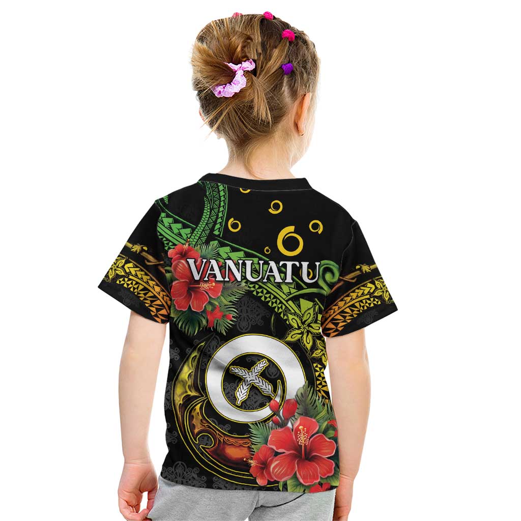 Love Vanuatu Christmas Kid T Shirt God Yumi Polynesian Tribal Pattern LT05 - Polynesian Pride
