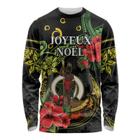 Love Vanuatu Christmas Long Sleeve Shirt God Yumi Polynesian Tribal Pattern LT05 Unisex Black - Polynesian Pride