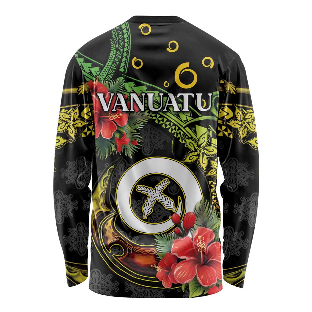 Love Vanuatu Christmas Long Sleeve Shirt God Yumi Polynesian Tribal Pattern LT05 - Polynesian Pride