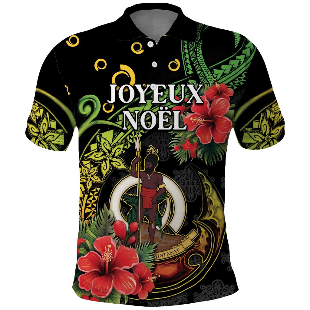 Love Vanuatu Christmas Polo Shirt God Yumi Polynesian Tribal Pattern