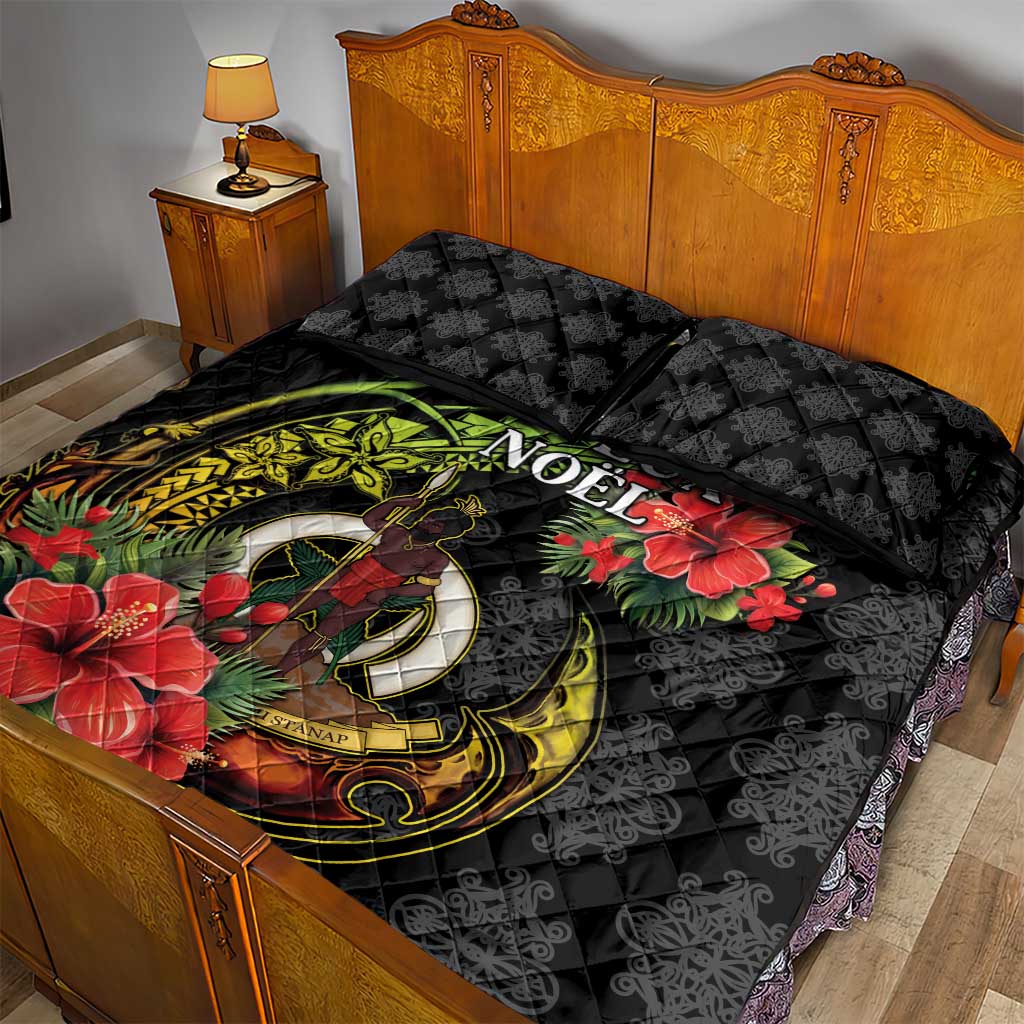 Love Vanuatu Christmas Quilt Bed Set God Yumi Polynesian Tribal Pattern LT05 - Polynesian Pride