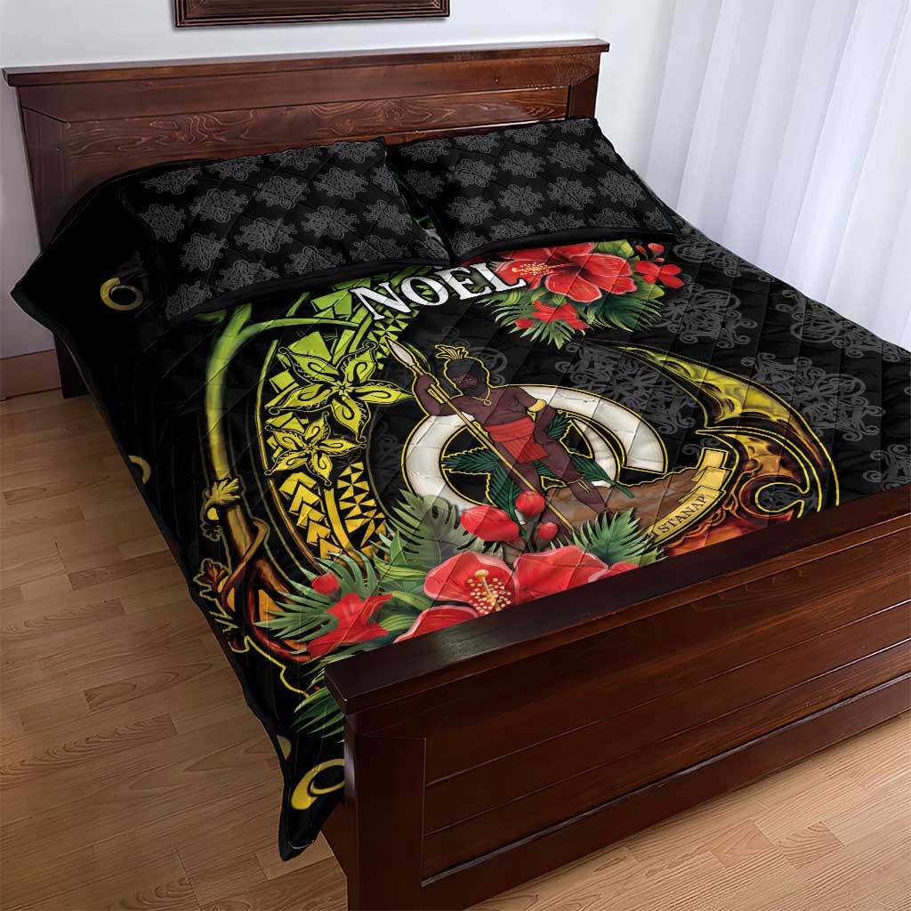Love Vanuatu Christmas Quilt Bed Set God Yumi Polynesian Tribal Pattern LT05 - Polynesian Pride