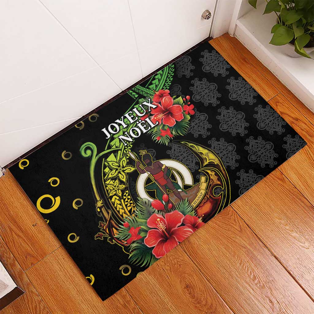 Love Vanuatu Christmas Rubber Doormat God Yumi Polynesian Tribal Pattern LT05 - Polynesian Pride