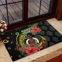Love Vanuatu Christmas Rubber Doormat God Yumi Polynesian Tribal Pattern LT05 - Polynesian Pride