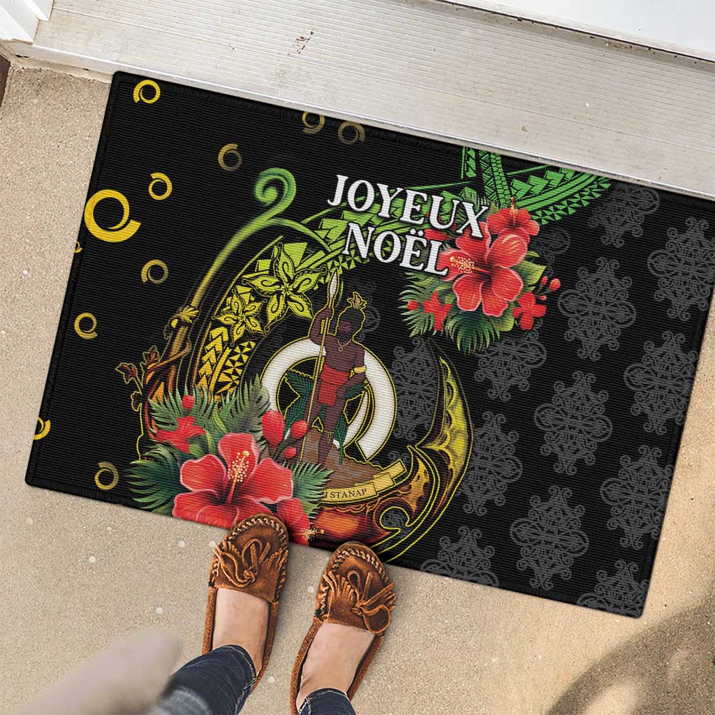 Love Vanuatu Christmas Rubber Doormat God Yumi Polynesian Tribal Pattern LT05 - Polynesian Pride