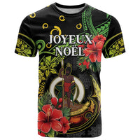 Love Vanuatu Christmas T Shirt God Yumi Polynesian Tribal Pattern LT05 Black - Polynesian Pride
