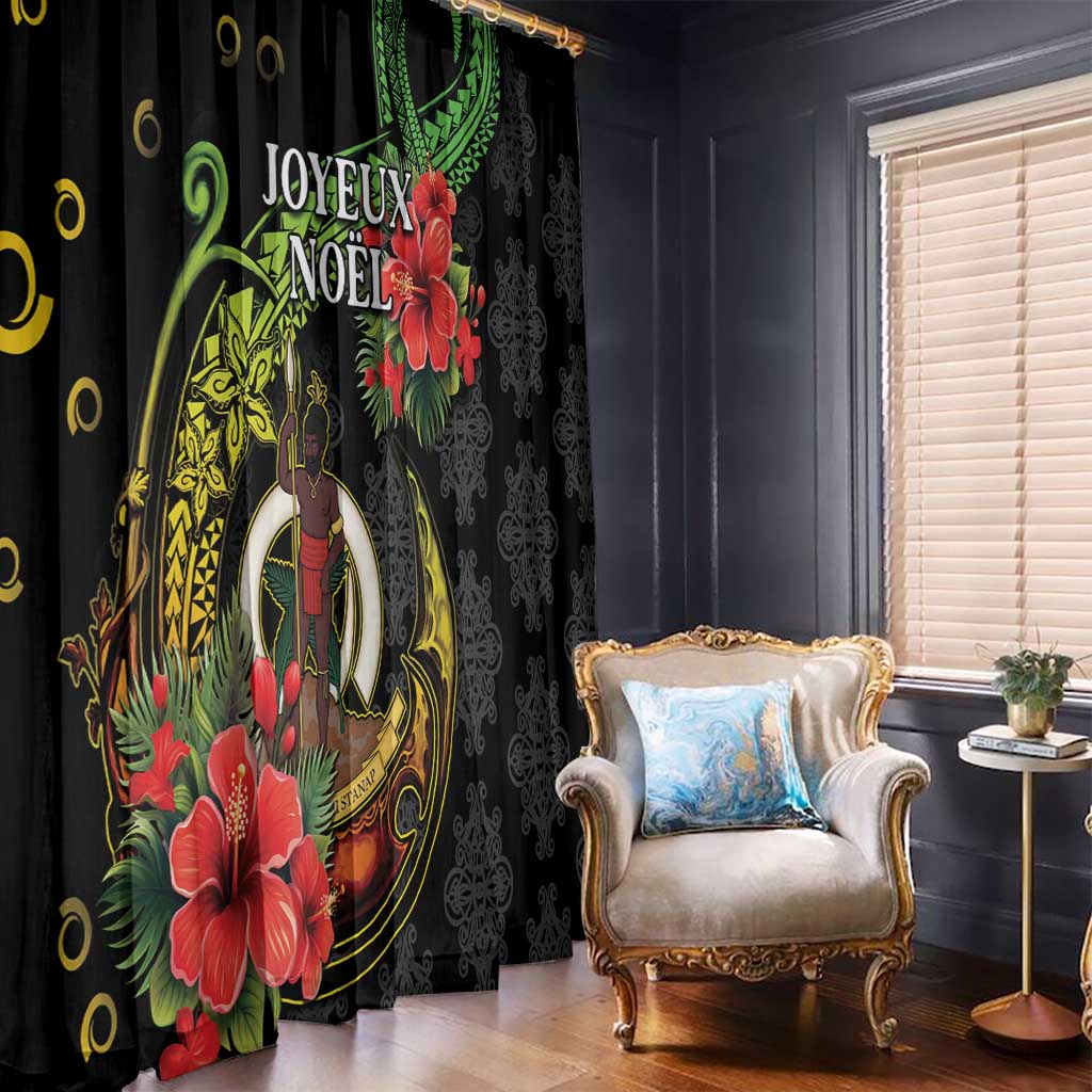 Love Vanuatu Christmas Window Curtain God Yumi Polynesian Tribal Pattern LT05 - Polynesian Pride