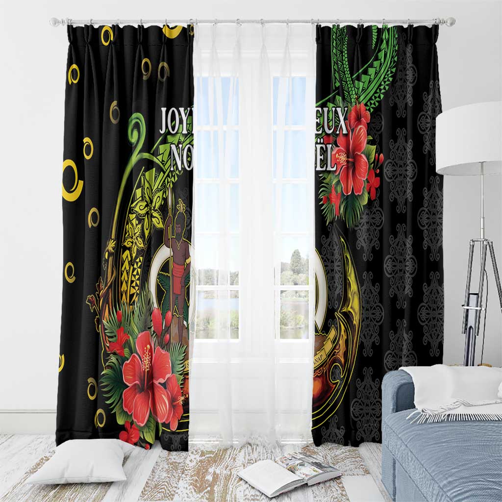 Love Vanuatu Christmas Window Curtain God Yumi Polynesian Tribal Pattern LT05 - Polynesian Pride