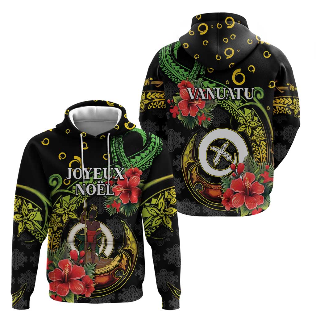 Love Vanuatu Christmas Zip Hoodie God Yumi Polynesian Tribal Pattern LT05 - Polynesian Pride