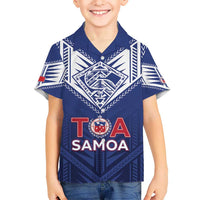 Super Toa Samoa Rugby Custom Hawaiian Shirt Warrior Spirit LT05 - Polynesian Pride