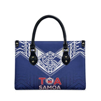 Super Toa Samoa Rugby Leather Bag Warrior Spirit LT05 - Polynesian Pride
