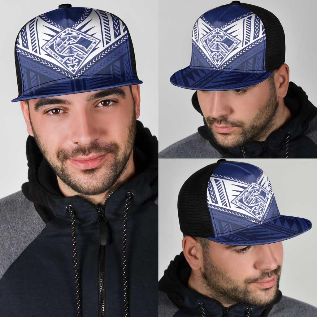 Super Toa Samoa Rugby Mesh Trucker Cap Warrior Spirit LT05 - Polynesian Pride