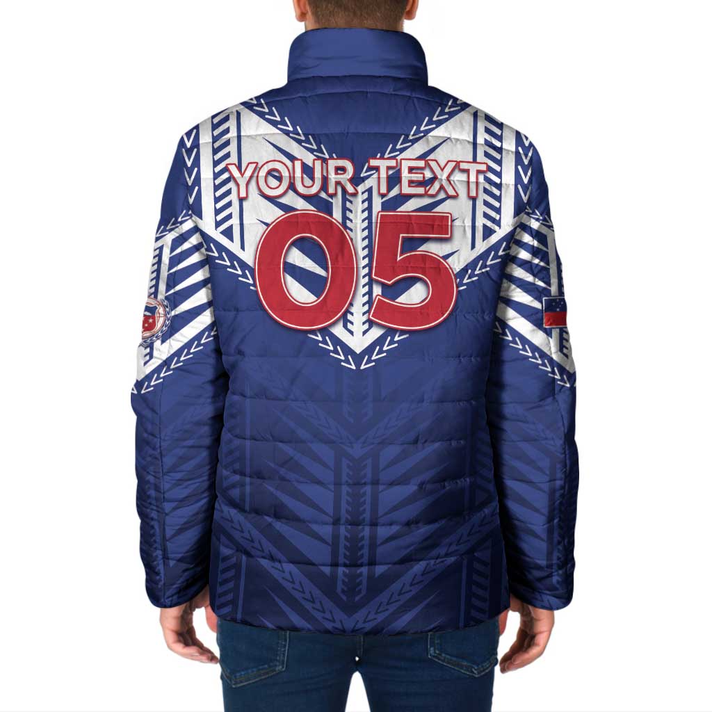 Super Toa Samoa Rugby Custom Padded Jacket Warrior Spirit LT05 - Polynesian Pride