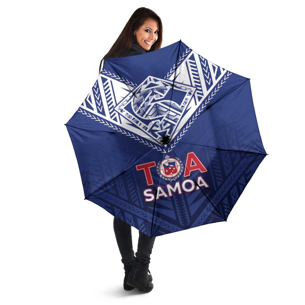Super Toa Samoa Rugby Umbrella Warrior Spirit LT05 - Polynesian Pride