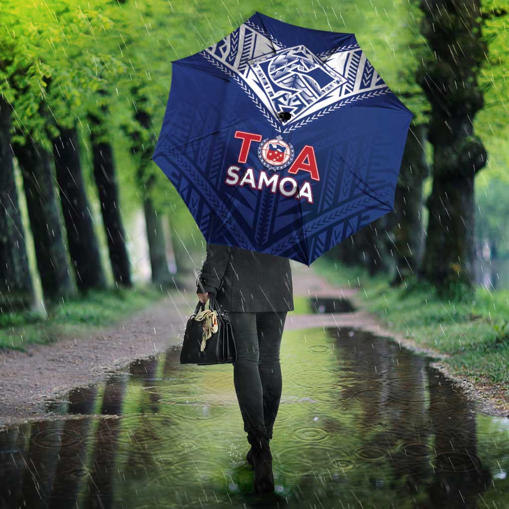 Super Toa Samoa Rugby Umbrella Warrior Spirit LT05 - Polynesian Pride
