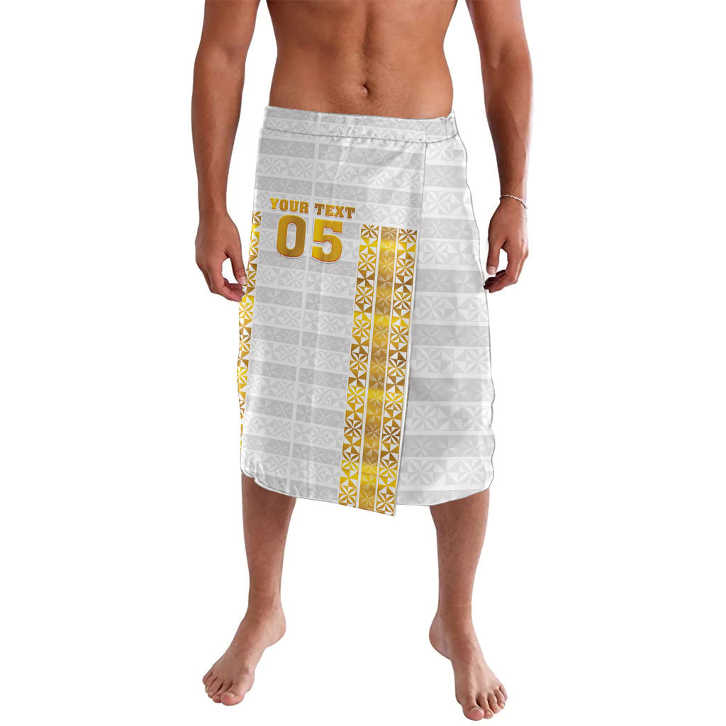 Mate Maa Tonga Rugby Custom Lavalava Tongan Kupesi Gold Version