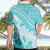 Hawaiian Tapa Hawaiian Shirt Traditional Vintage Pattern Aqua LT05 - Polynesian Pride