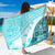 Hawaiian Tapa Sarong Traditional Vintage Pattern Aqua LT05 One Size 44 x 66 inches Aqua - Polynesian Pride