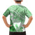 Hawaiian Tapa Family Matching Mermaid Dress and Hawaiian Shirt Traditional Vintage Pattern Green LT05 - Polynesian Pride