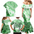 Hawaiian Tapa Family Matching Mermaid Dress and Hawaiian Shirt Traditional Vintage Pattern Green LT05 - Polynesian Pride